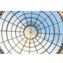 Estructura de acero Espacio marco comercial Compras Compras Atrium Atrium Cubierta de techo de vidrio